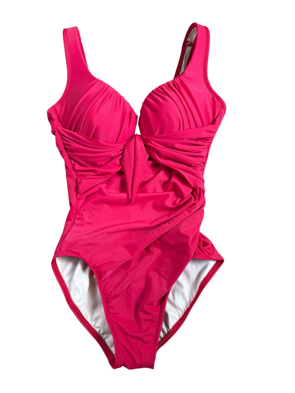 Miraclesuit Red One Piece Swimsuit.  Size 10